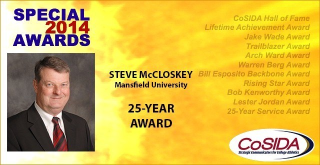 25-Year Special Awards Salute: Steve McCloskey (Mansfield)
